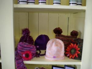 The first five hats I took down to Sweet Charity - oh how far we have come!