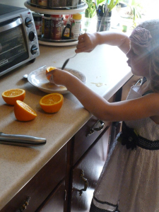 Step 1: Hollow out oranges
