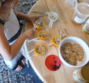 Step 4: Fill the oranges 